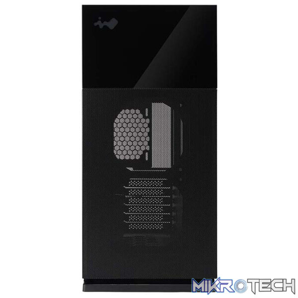InWin IW-CS-127BLK 127 Tempered Glass ARGB Steel Black ATX Mid-Tower Desktop Chassis - Image 6