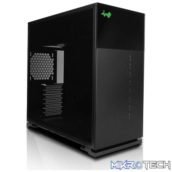 InWin IW-CS-127BLK 127 Tempered Glass ARGB Steel Black ATX Mid-Tower Desktop Chassis InWin IW-CS-127BLK 127 Tempered Glass ARGB Steel Black ATX Mid-Tower Desktop Chassis