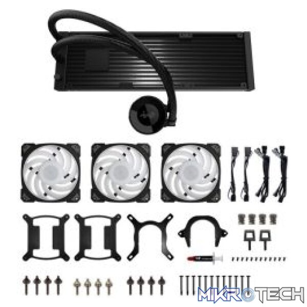 InWin MR36 360mm ARGB All-In-One Black Liquid CPU Cooler - Image 6