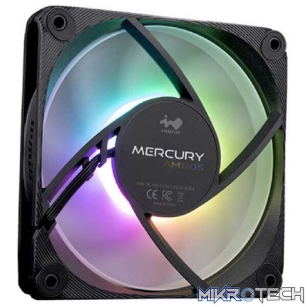 InWin Mercury AM120S Slim High Performance ARGB 120mm Chassis Fan - Image 5