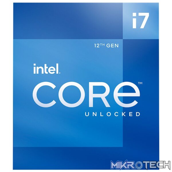 Intel 12th Gen 12 Core i7 12700K Alder Lake CPU/Processor - Image 2