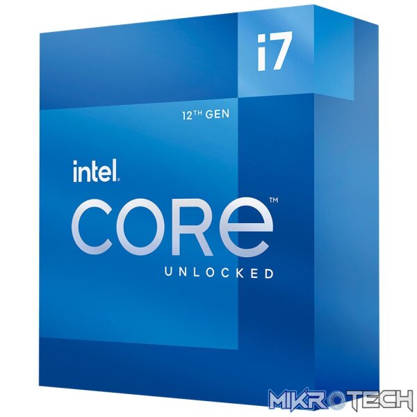 Intel 12th Gen 12 Core i7 12700K Alder Lake CPU/Processor - Image 3