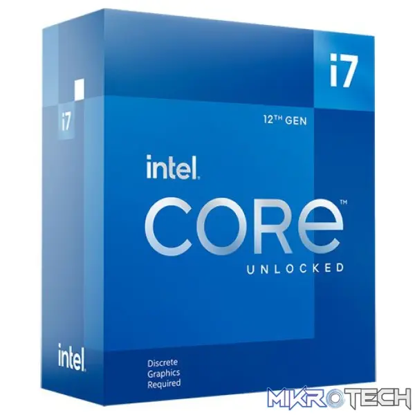 Intel 12th Gen 12 Core i7 12700KF Alder Lake CPU/Processor Intel 12th Gen 12 Core i7 12700KF Alder Lake CPU/Processor