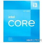 Intel BX8071512100F Core i3-12100F Quad Core 3.30GHz 10nm 12MB L3 Alder Lake LGA1700 Processor