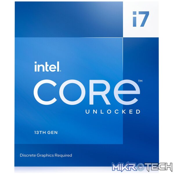 Intel BX8071513700KF Core i7-13700KF 16-Core 5.40GHz Raptor Lake Socket LGA1700 Desktop CPU Intel BX8071513700KF Core i7-13700KF 16-Core 5.40GHz Raptor Lake Socket LGA1700 Desktop CPU
