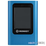 Kingston IKVP80ES/960G 960GB IronKey Vault Privacy 80 VP80ES FIPS 197 Encrypted Portable Solid State Drive