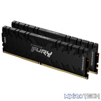 Kingston KF430C15RBK2/16 Fury Renegade 16GB (2x8GB) DDR4-3000MHz CL15 1.35V Black Desktop Memory
