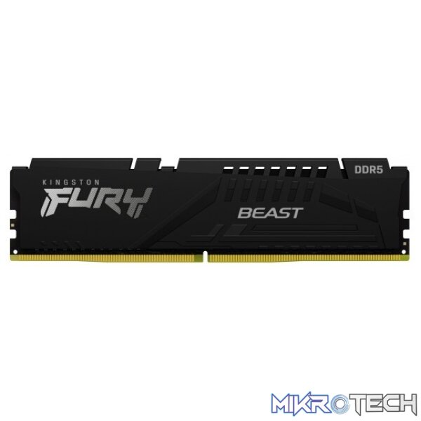 Kingston KF548C38BB-8 Fury Beast Black 8GB(1 x 8GB) 4800MHz DDR5 CL38 1.1v Desktop Memory Kingston KF548C38BB-8 Fury Beast Black 8GB(1 x 8GB) 4800MHz DDR5 CL38 1.1v Desktop Memory
