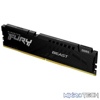 Kingston KF552C36BBE-8 FURY BEAST 8GB (1 x 8GB) DDR5 DRAM 5600MHz CL36 1.25V AMD EXPO Black Memory