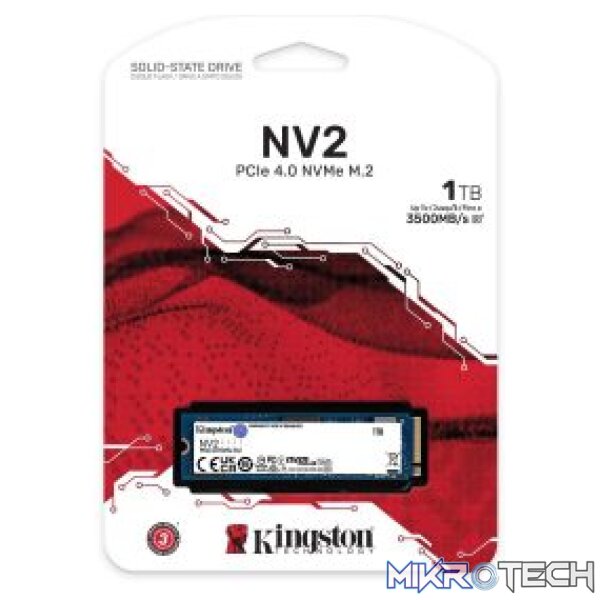 Kingston SNV2S/1000G NV2 1TB M.2 2280 PCIe 4.0 NVMe Solid State Drive - Image 3