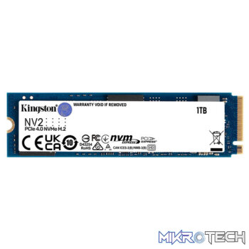 Kingston SNV2S/1000G NV2 1TB M.2 2280 PCIe 4.0 NVMe Solid State Drive