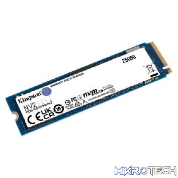 Kingston SNV2S/250G NV2 250GB M.2 2280 PCIe 4.0 NVMe SSD - Image 2