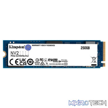 Kingston SNV2S/250G NV2 250GB M.2 2280 PCIe 4.0 NVMe SSD