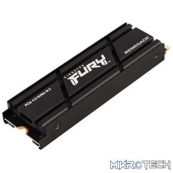 Kingston sFYRdK/2000G FURY Renegade 2TB PCIe 4.0 NVMe M.2 SSD with Heatsink