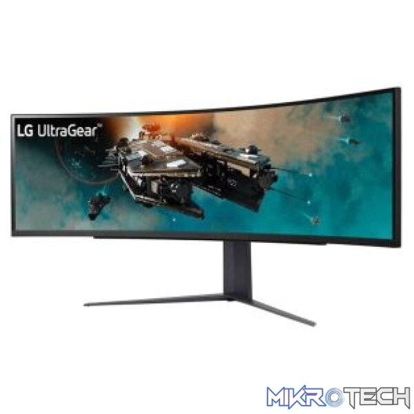 LG UltraGear 49GR85DC-B 49" DQHD 1ms 240Hz VA AMD FreeSync Premium Pro 1000R Curved Gaming Monitor - Image 2