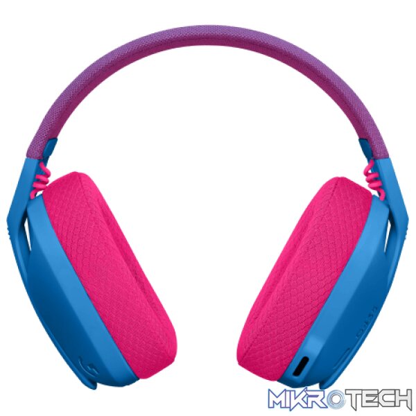 Logitech 981-001062 G435 LIGHTSPEED Blue Wireless Gaming Headset - Image 4