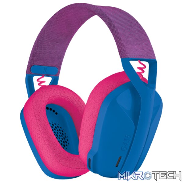 Logitech 981-001062 G435 LIGHTSPEED Blue Wireless Gaming Headset Logitech 981-001062 G435 LIGHTSPEED Blue Wireless Gaming Headset