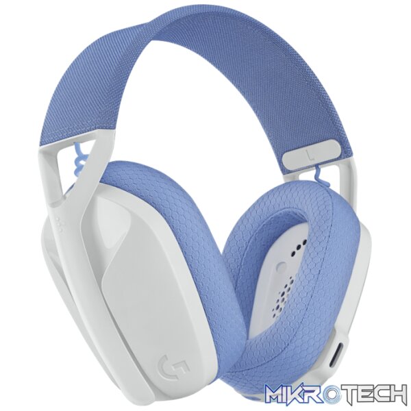 Logitech 981-001074 G435 LIGHTSPEED White Wireless Gaming Headset - Image 2