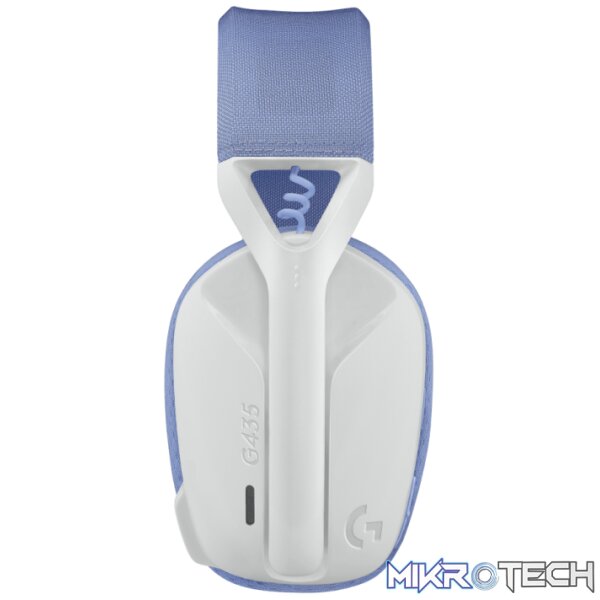 Logitech 981-001074 G435 LIGHTSPEED White Wireless Gaming Headset - Image 4