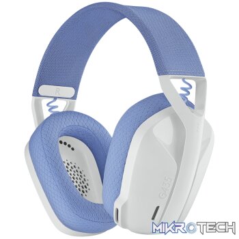 Logitech 981-001074 G435 LIGHTSPEED White Wireless Gaming Headset