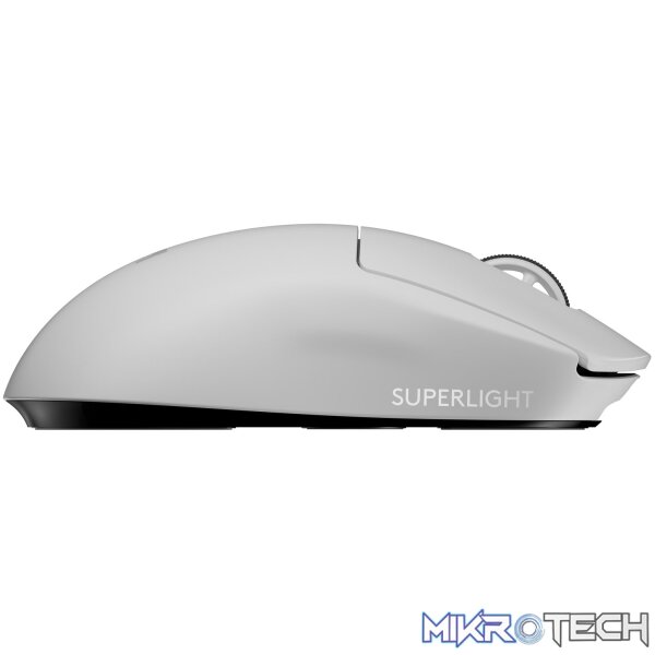 Logitech G PRO X SUPERLIGHT HERO 25k White Wireless Gaming Mouse - Image 3