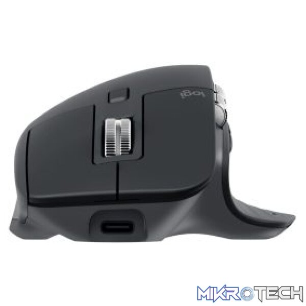 Logitech MX Master 3S Performance 8000 DPI Darkfield Graphite Grey Wireless Mouse - Image 4