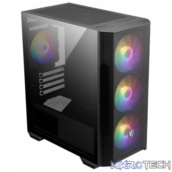MSI MAG FORGE M100R mATX RGB GAMING CASE - Image 2