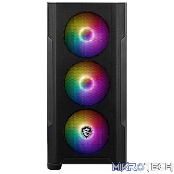 MSI MAG FORGE M100R mATX RGB GAMING CASE - Image 3