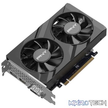 PNY GeForce RTX 3050 Verto Dual Fan 6G GDDR6 96-BIT Graphics Card