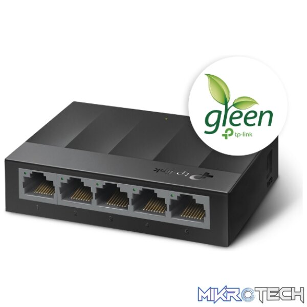 TP-Link LS1005G 5-Port 10/100/1000Mbps Desktop Switch - Image 2