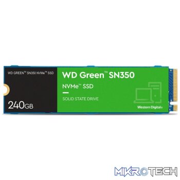 Western Digital Green WDS240G2G0C SN350 240GB TLC M.2 2280 PCIe 3.0 NVMe SSD