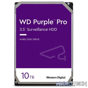 Western-Digital WD101PURP Purple Pro 10TB 7200rpm SATA 6Gb/s 256MB Cache 3.5? Internal HDD