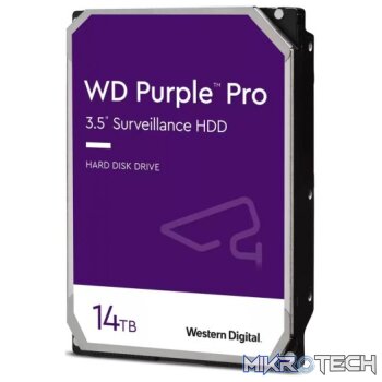 Western Digital WD141PURP Purple Pro 14TB 7200rpm SATA 6Gb/s 512MB Cache 3.5? Internal HDD
