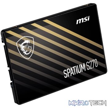 MSI Spatium 120GB 2.5" S270 SATA Hard drive Enclosure