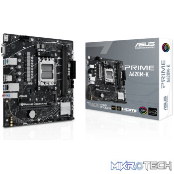 Asus AMD A620 Ryzen AM5 Micro-ATX Prime Motherboard