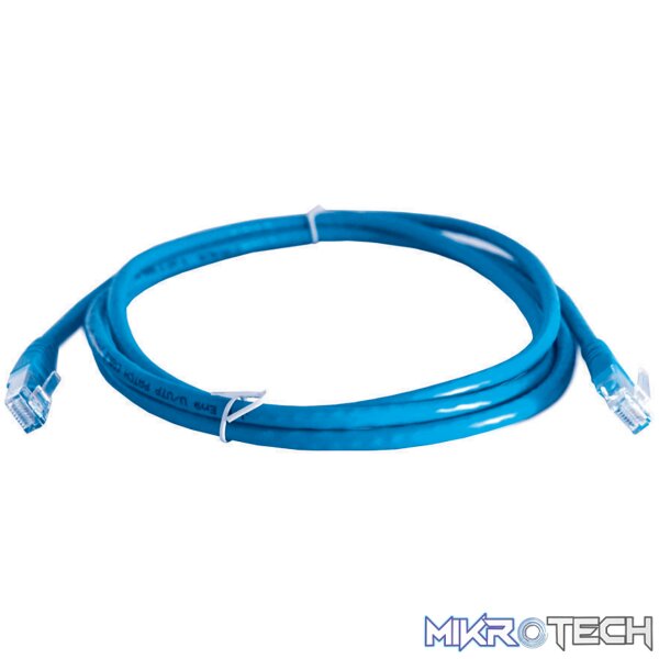 U_URT46M4P03M_0aa5 Zone CAT-6 Patchcord 3M Grey Leads Cable - Image 1