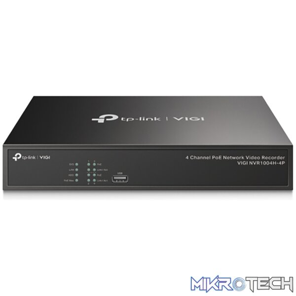 VIGI_NVR1004H_4P_052b TP-Link VIGI 4-Channel NVR - Image 1