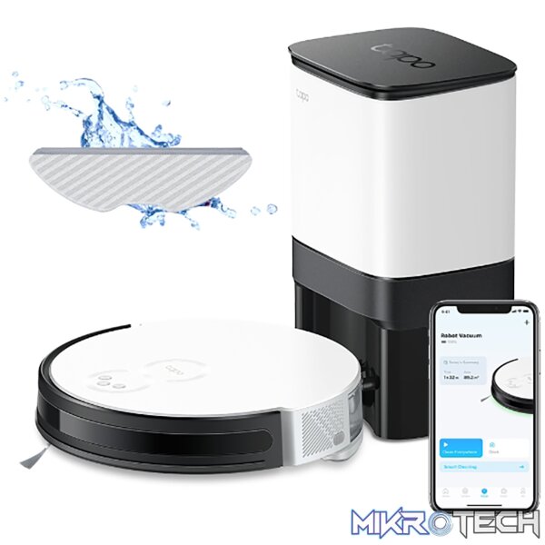 overview_01_normal_20230207082126a_9f45 TP-Link TAPO RV10 PLUS Robot Vacuum + Auto-Empty Dock - Image 1