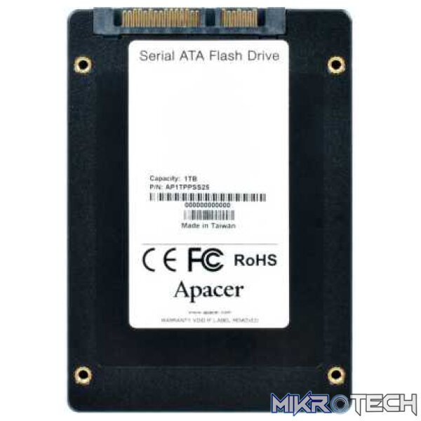 Apacer 1 TB NAS SSD Drive; Interface Apacer 1 TB NAS SSD Drive; Interface