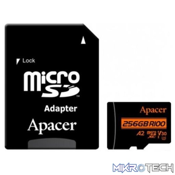 Apacer 256GB Class 10 MicroSD with Adapter Apacer 256GB Class 10 MicroSD with Adapter