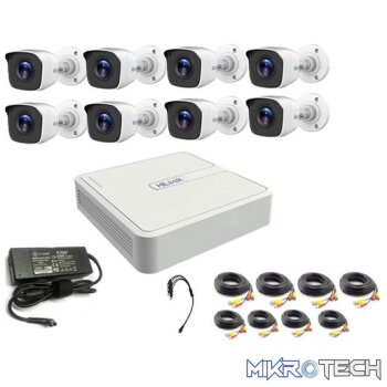 HiLook 16 Channel DVR with 16x 1080p HD Bullet Cameras DIY