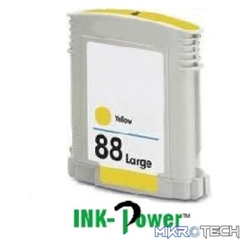 InkPower Generic Replacement For HP88XL C9393A Yellow Ink