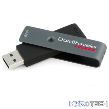 Kingston Data Locker + 8GB USB 2.0 Flash Drive