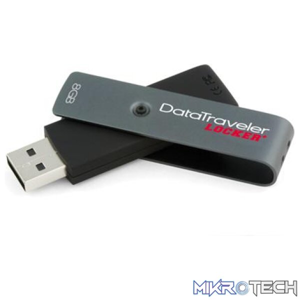 Kingston Data Locker + 8GB USB 2.0 Flash Drive Kingston Data Locker + 8GB USB 2.0 Flash Drive