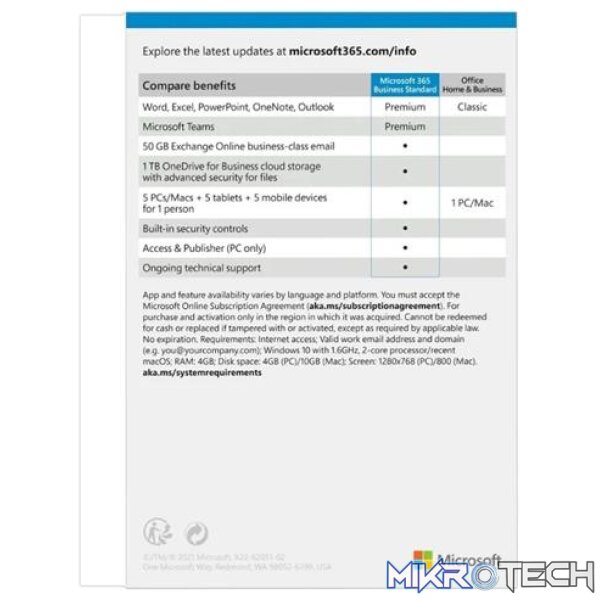Microsoft 365 Business Standard Edition - Image 3