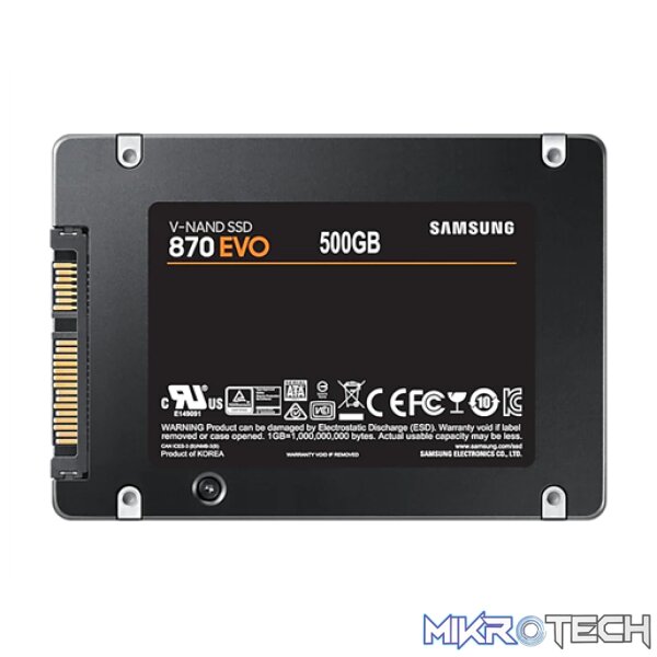 Samsung 870 EVO 500GB 2.5" SATA 3.0 6 Gb - Image 2