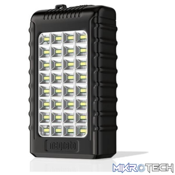 Tevo Magneto LED Solar Lantern Black Tevo Magneto LED Solar Lantern Black