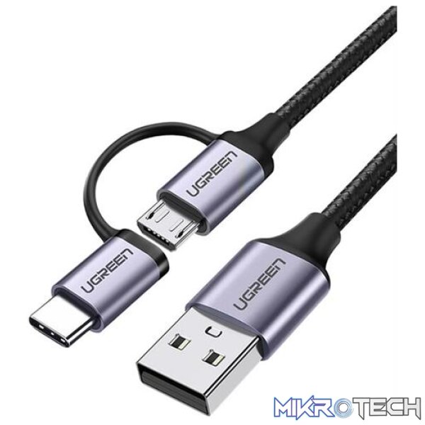 Ugreen 2-in-1 USB Cable 3A Ugreen 2-in-1 USB Cable 3A