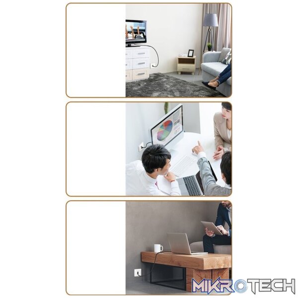 uGreen Dual Wall Socket internet LAN and Telephone - Image 2