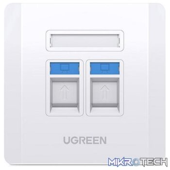 uGreen Dual Wall Socket internet LAN and Telephone